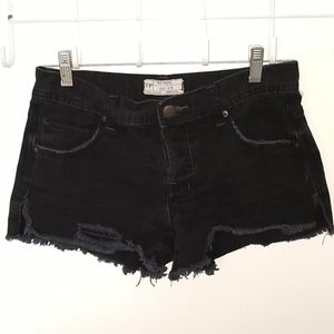 Free People distressed shorts